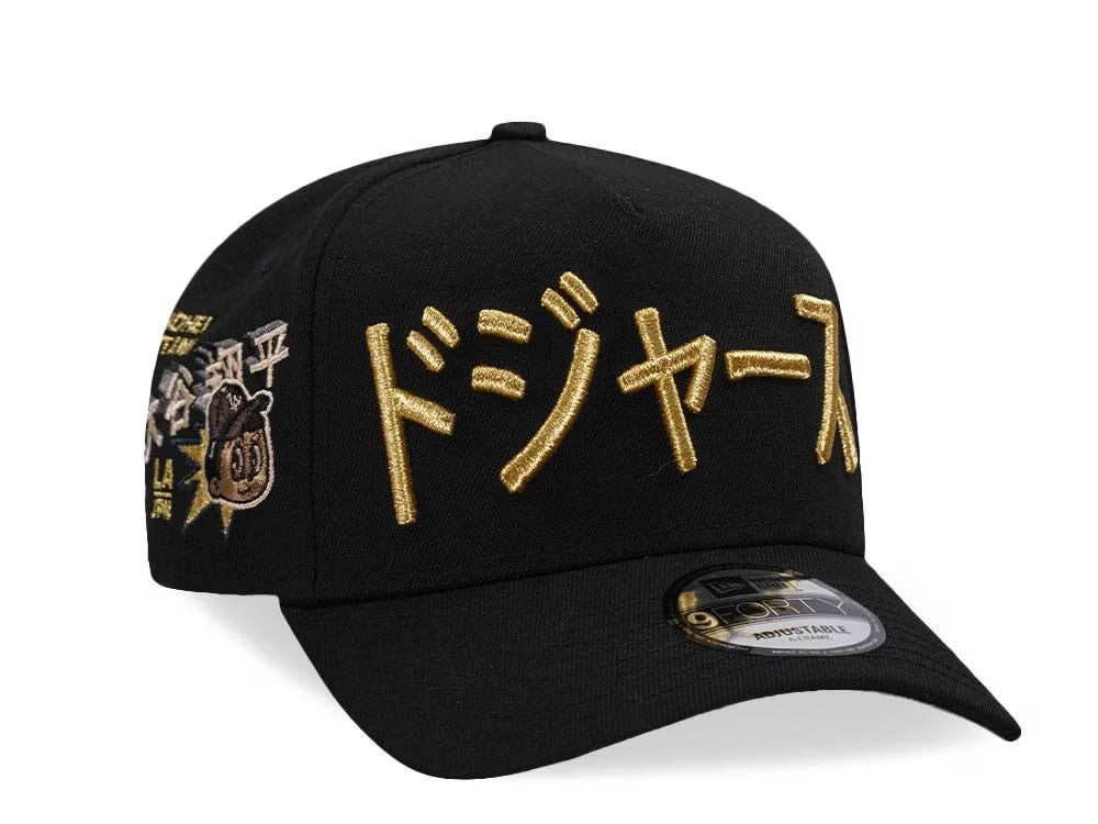 Gorra Dodgers de Los รngeles โGold Ohtani Cartoon LA/JAPโ