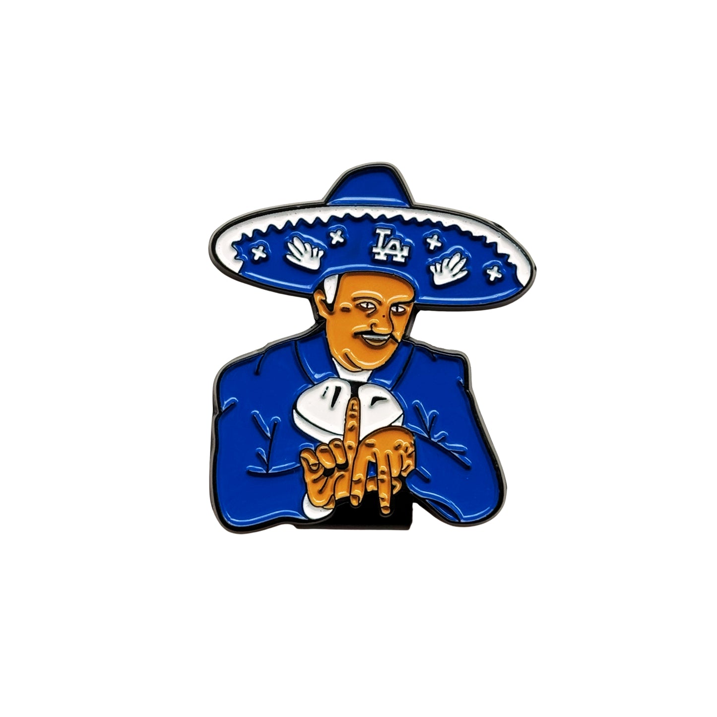 Clip metรกlico โChente LAโ BROCHE