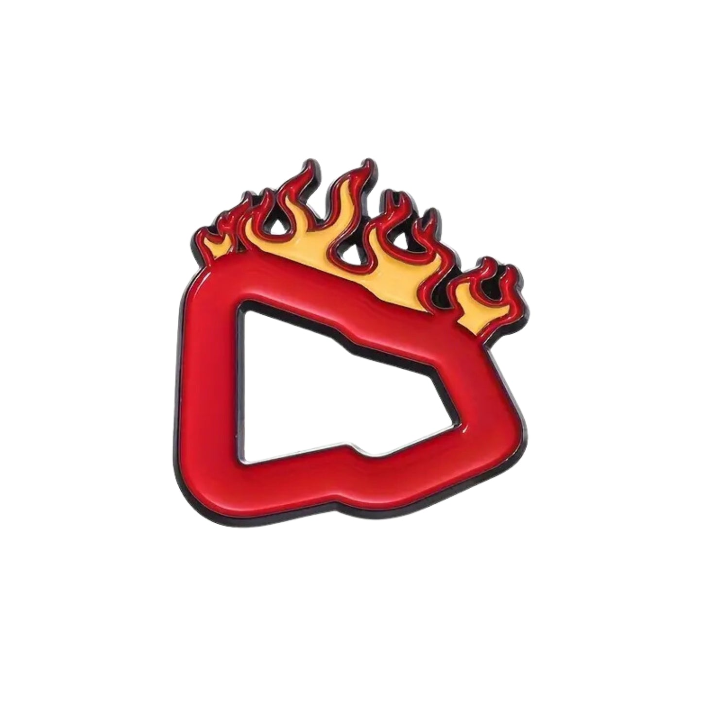 Pin metรกlico โFire Editionโ