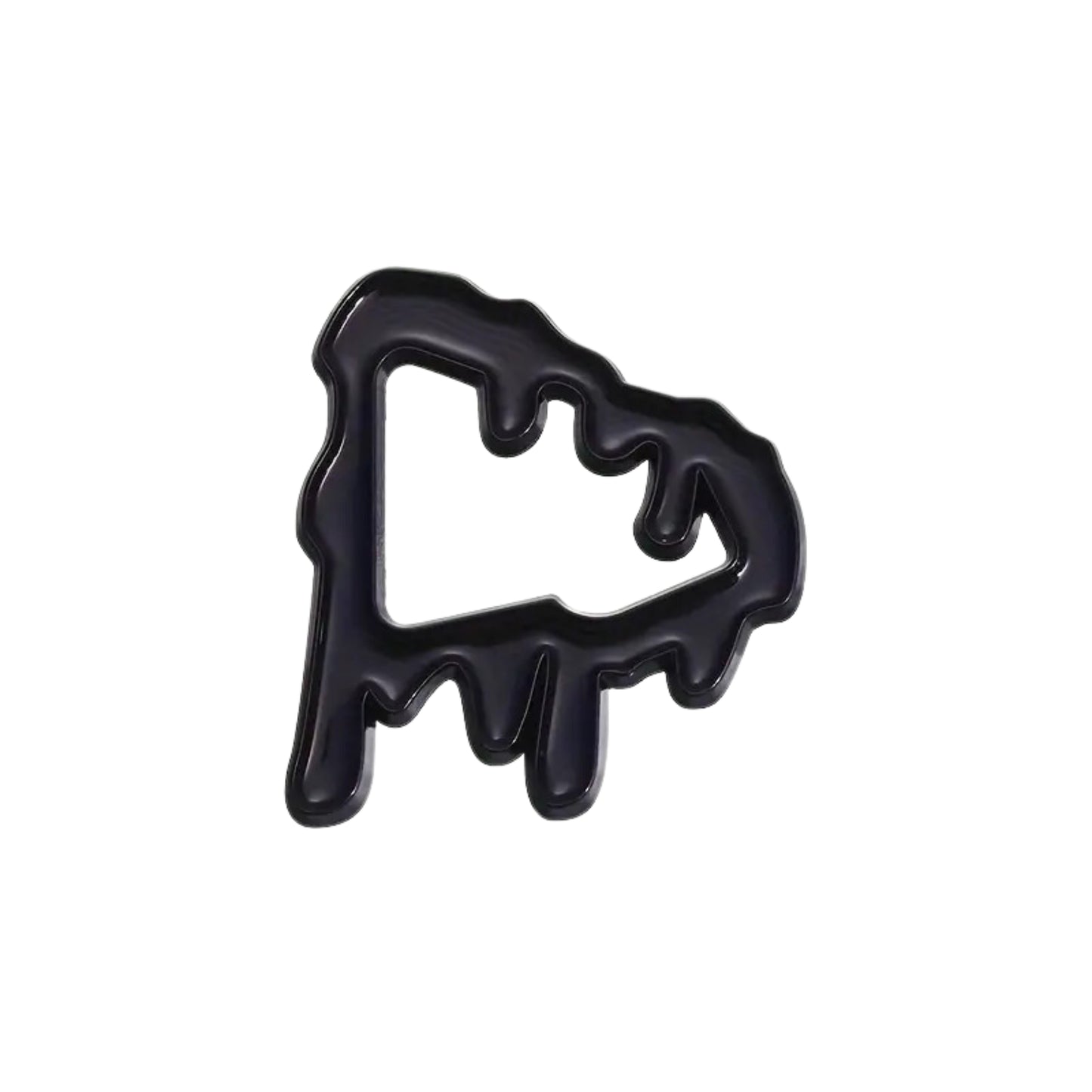 Pin metรกlico โMelted Blackโ
