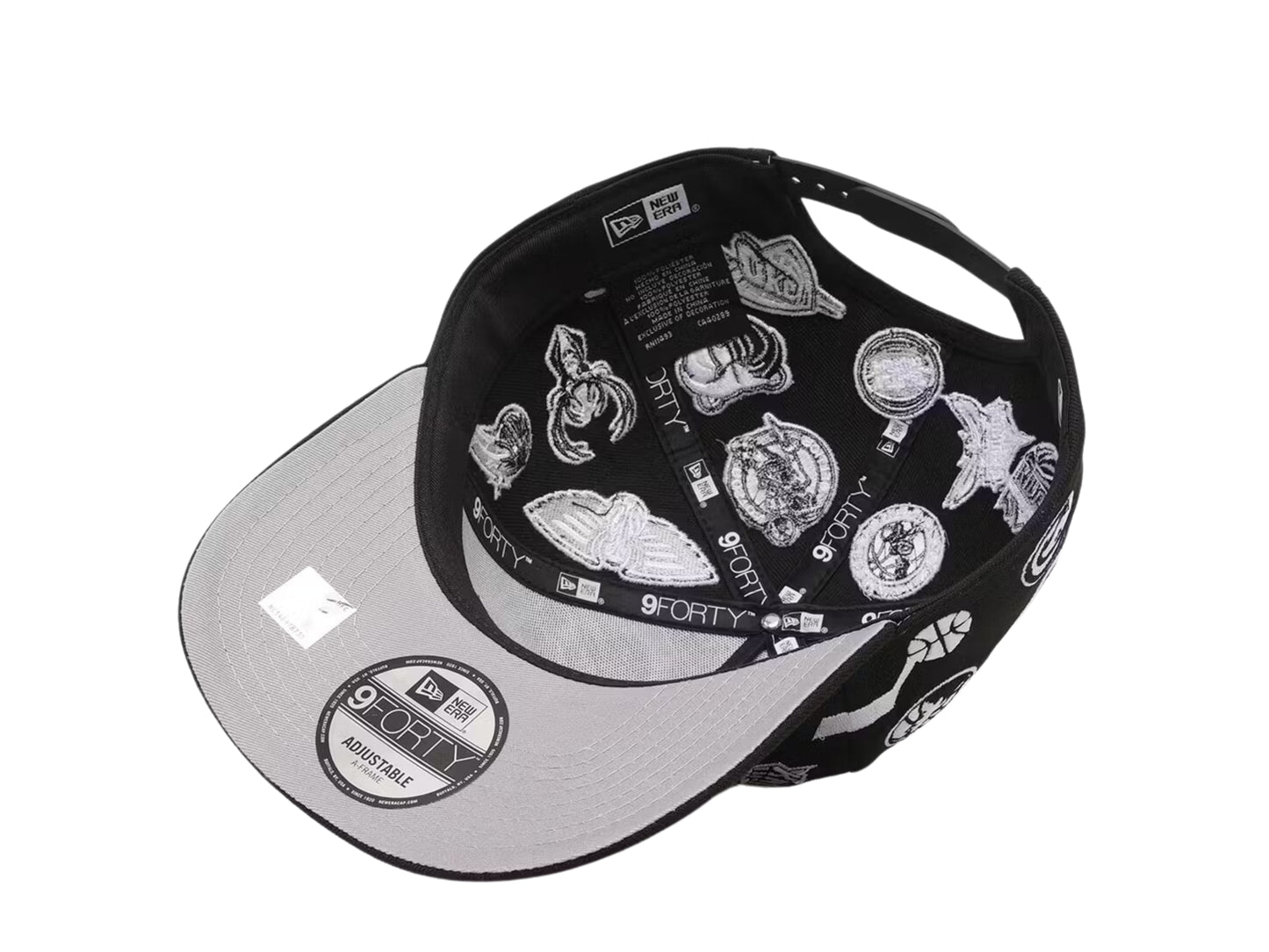 Gorra NBA โBLACK ALL OVERโ