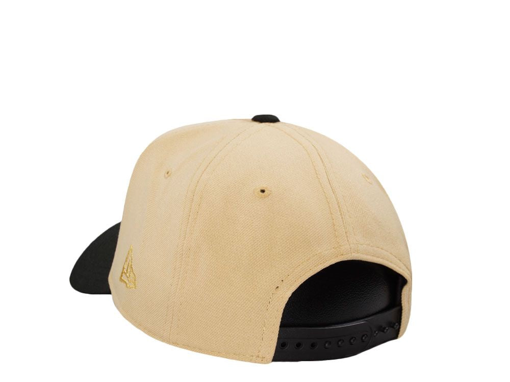 Gorra Dodgers de Los Ángeles “Old English Vegas Gold”
