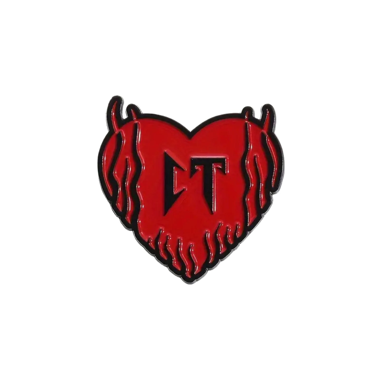 Pin metálico “Corazón tumbado”