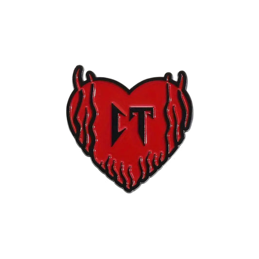 Pin metálico “Corazón tumbado”