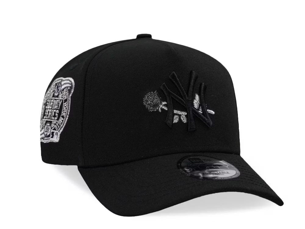 Gorra Yankees de Nueva York “Black Chrome Roses Series 2000”