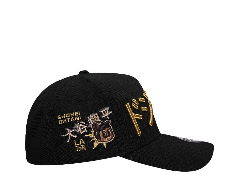 Gorra Dodgers de Los Ángeles “Gold Ohtani Cartoon LA/JAP”
