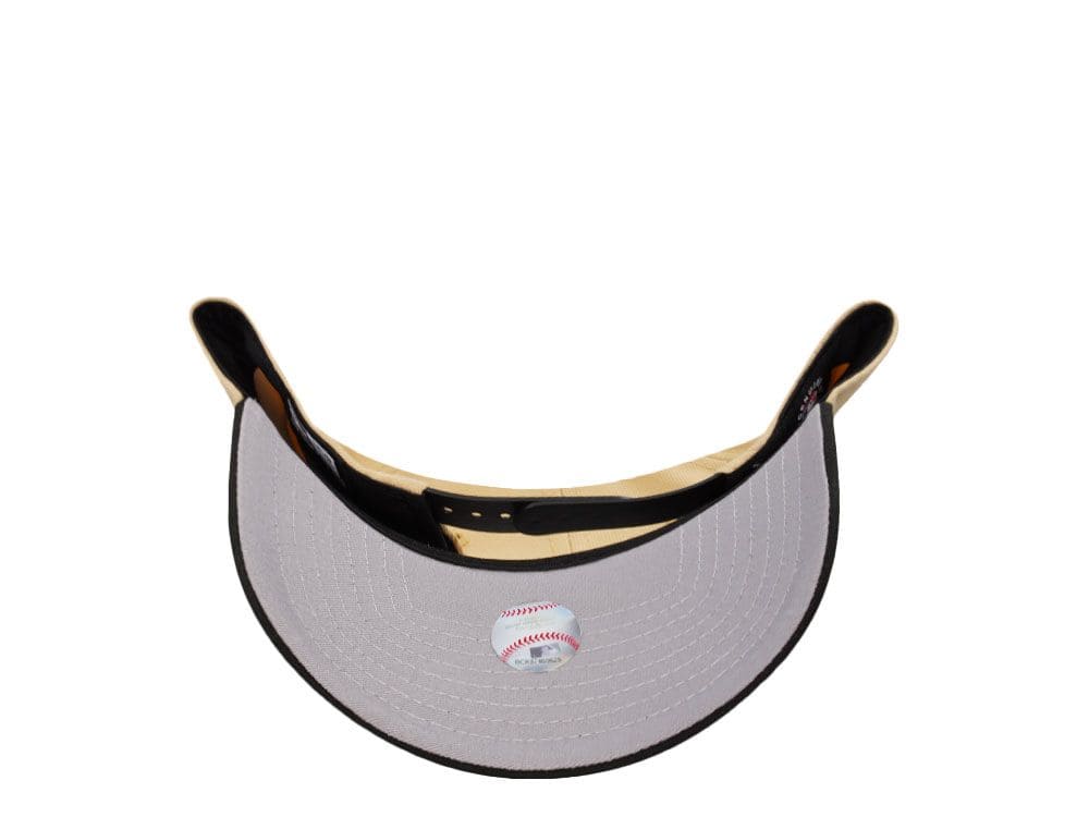 Gorra Dodgers de Los Ángeles “Old English Vegas Gold”